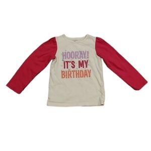 Falls Creek Pink and White It's My Birthday Shirt